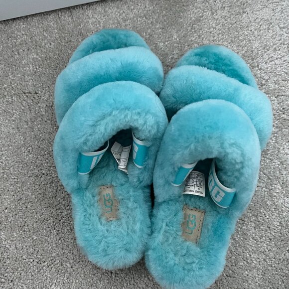 UGG Oh Yeah Slide Aqua Blue (Women's) - Picture 1 of 2